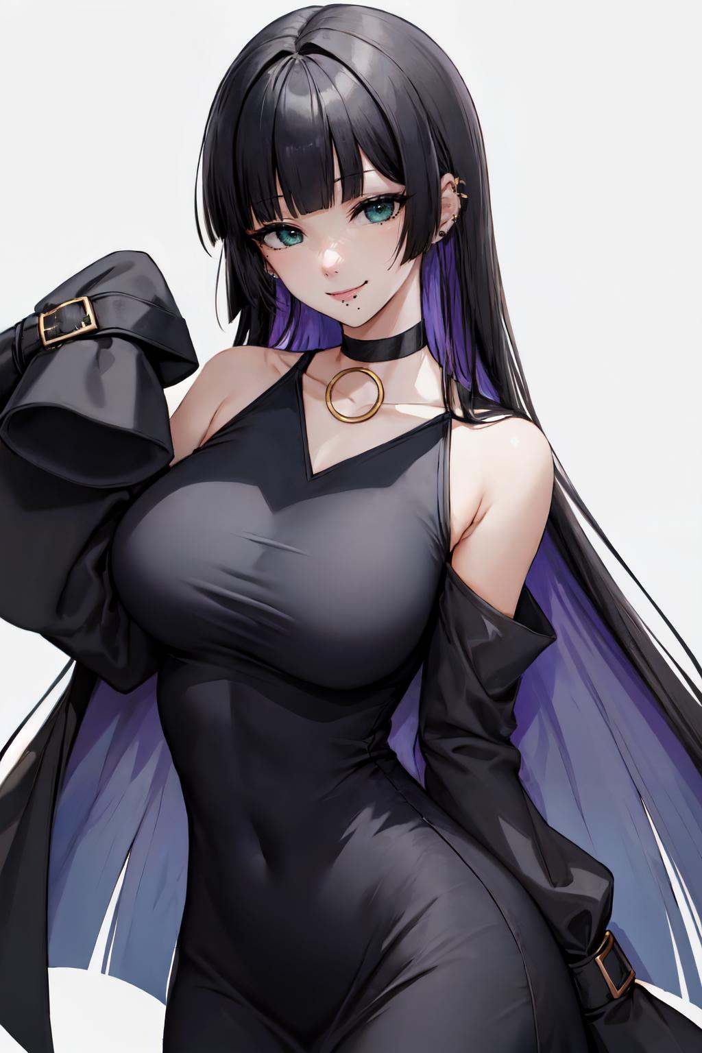 pa san,  dress,  choker on Tensor.Art