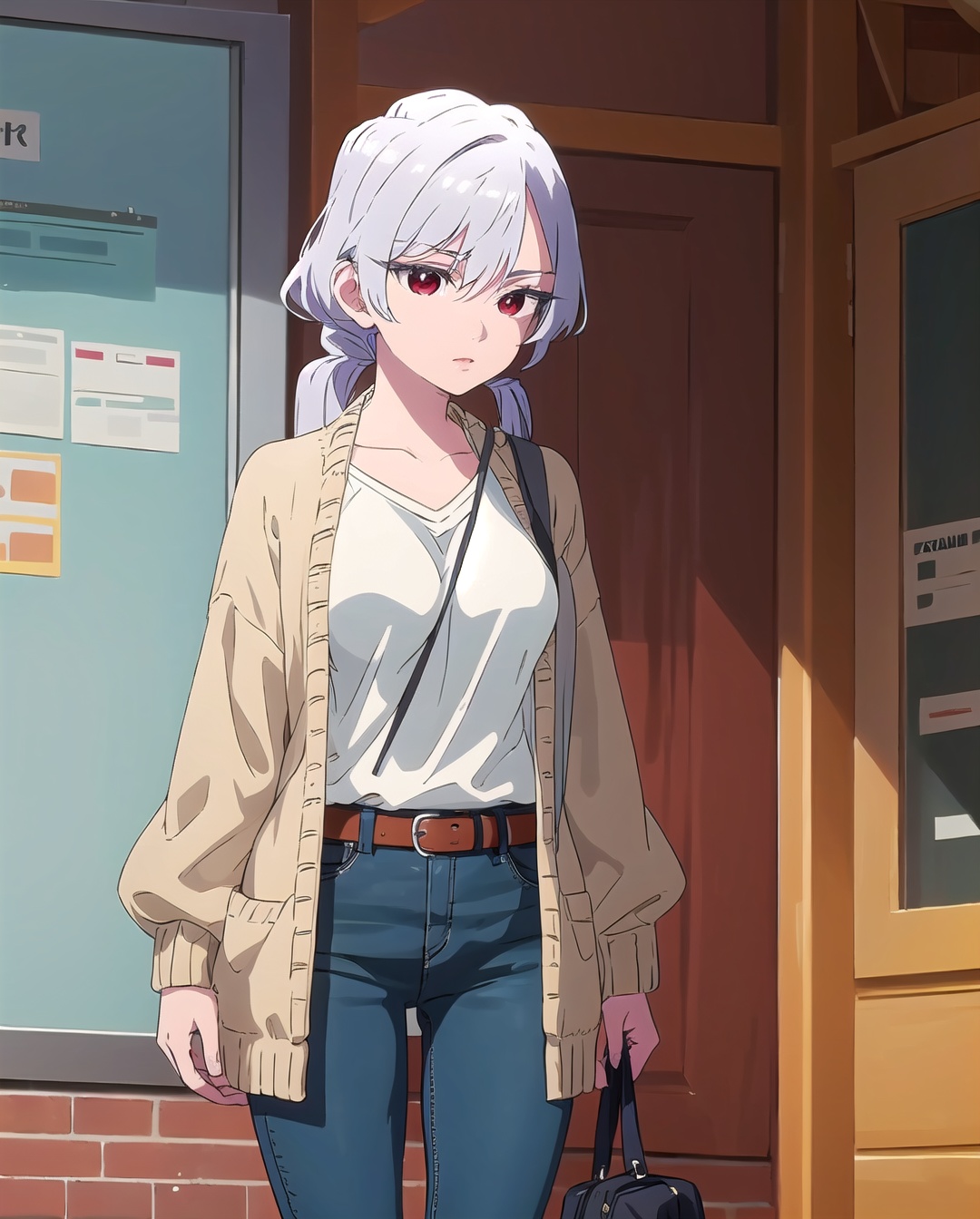 nano_wz,  white hair,  red eyes on Tensor.Art