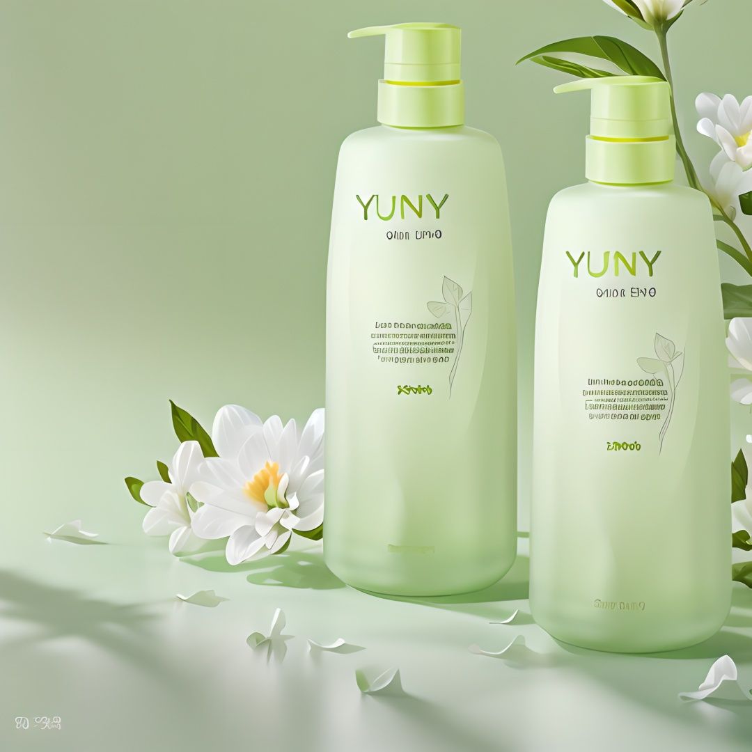  green(style), Huge flowers, 
Bottle, white flower, white tea flower, water, gradient background, light green background, bright scene, high detail, simple, advanced, ambient light
green(style),Giant flowers,YUNY