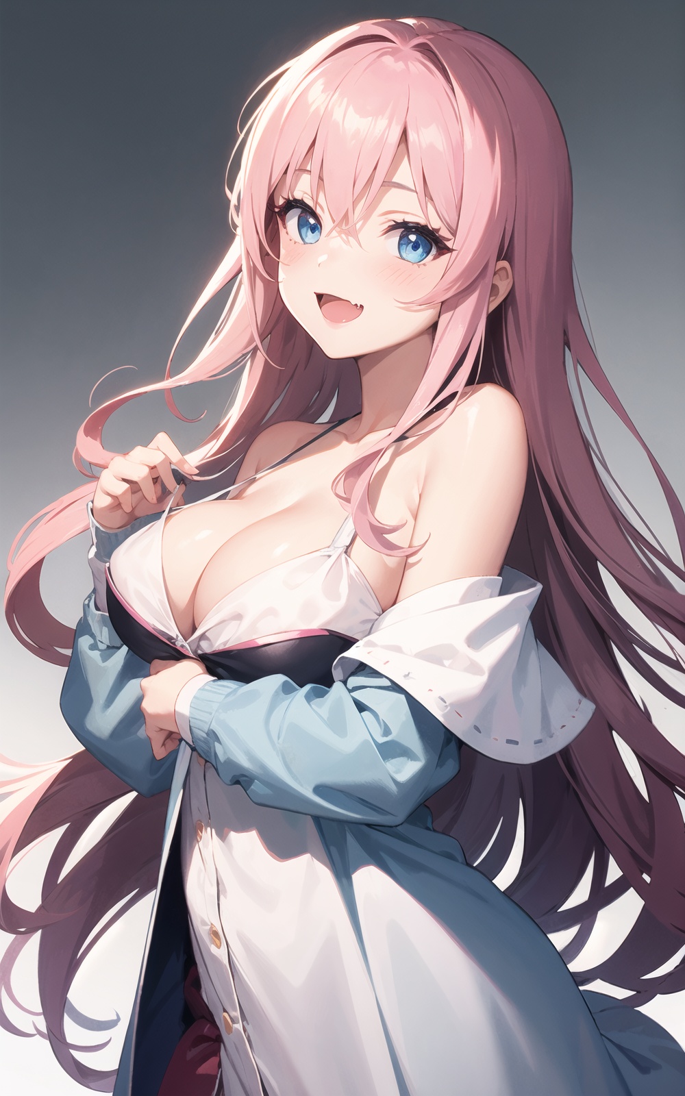 1girl,  breasts,  cleavage on Tensor.Art