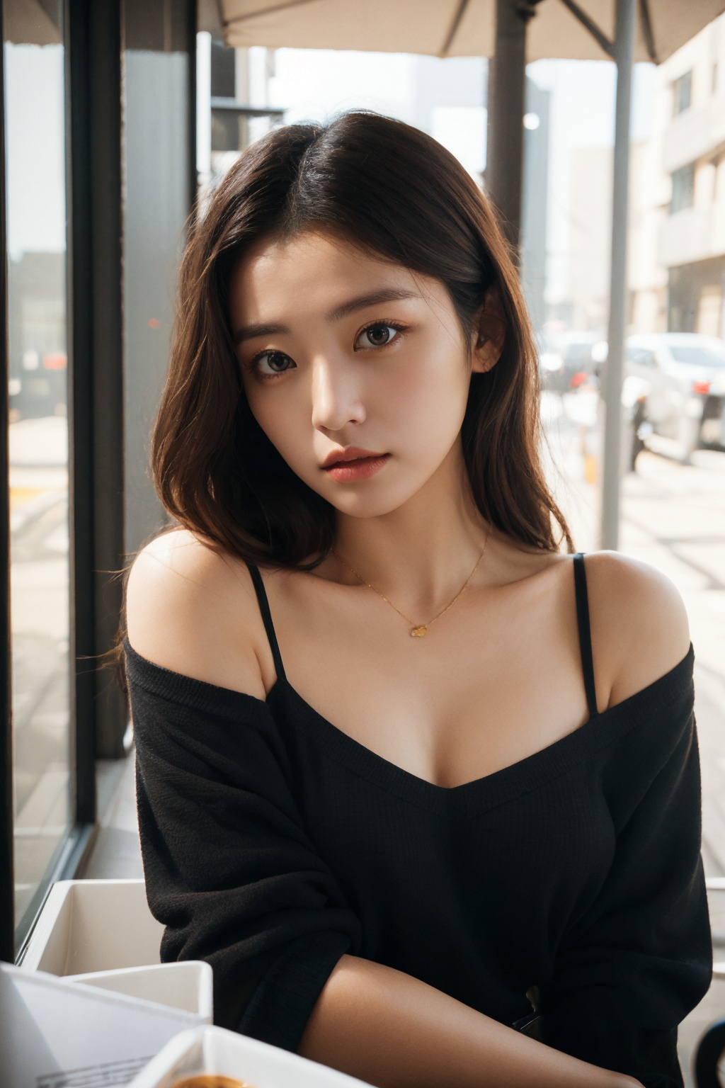 beautiful japanese woman,  lifelike rendering,  immersive atmosphere on Tensor.Art