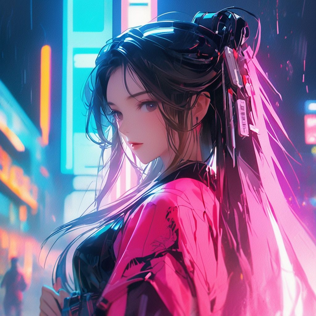 zgct color, lb2cc, (((full body:1.5))),1girl, best quality, best resolution, extreme detail, soft light, (((cyberpunk style))), strong brush stroke, heavy brush stroke effect,((neon light element, volume light, floating light point, running light effect))