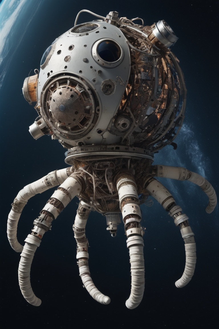 made from | flying in outer space | RAW photo,  photographic,  realism pushed to extreme on Tensor.Art