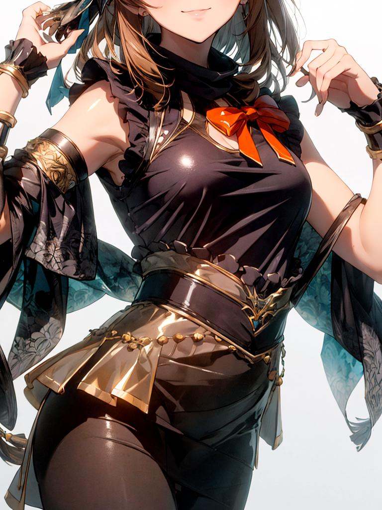 hojokaren01,  black dress,  black skirt on Tensor.Art