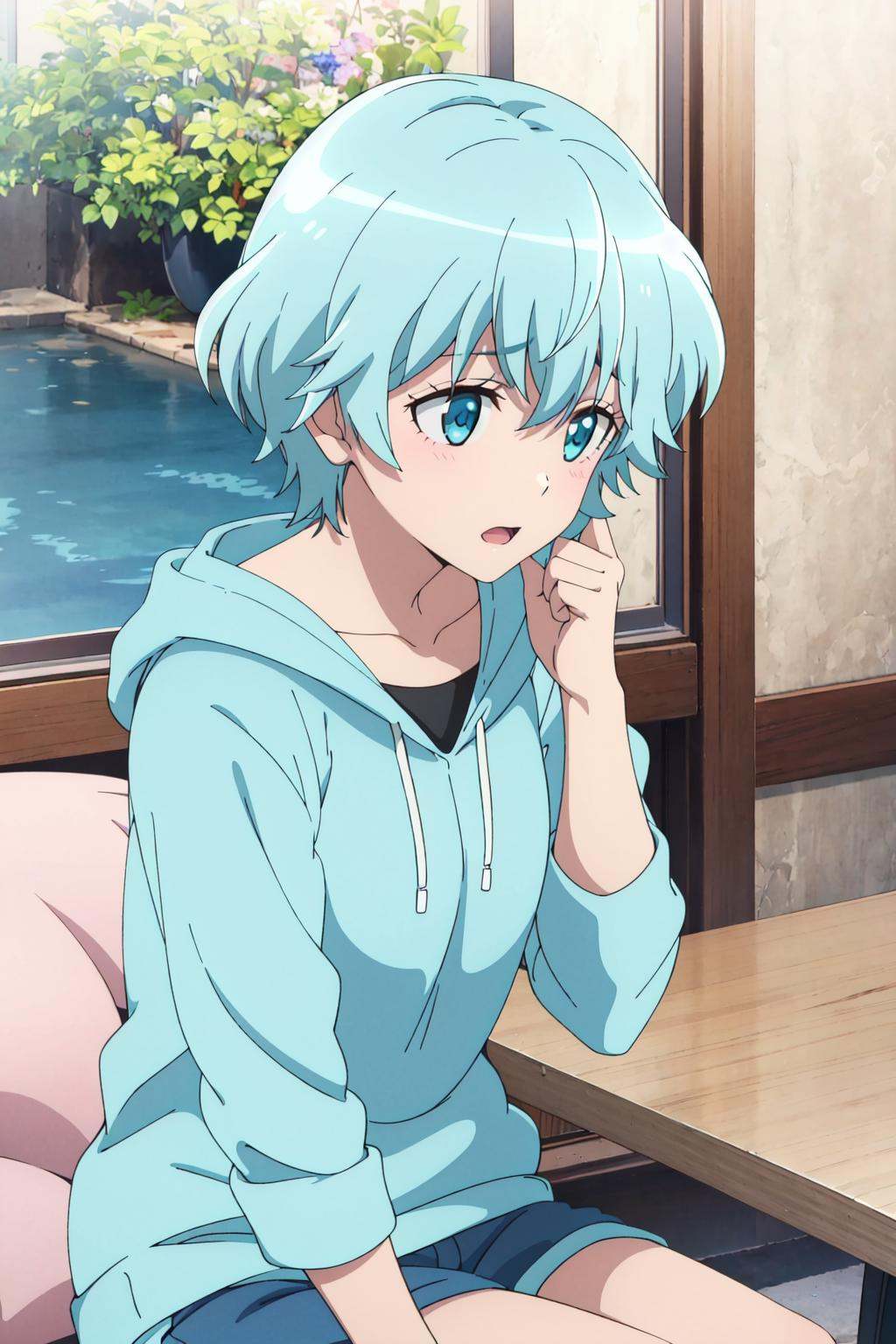 takekasamiki,  1girl,  playing_games on Tensor.Art