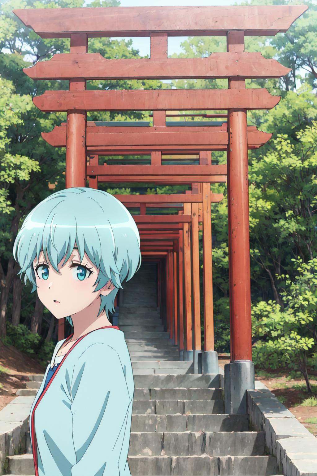 takekasamiki,  1girl,  multtorii on Tensor.Art