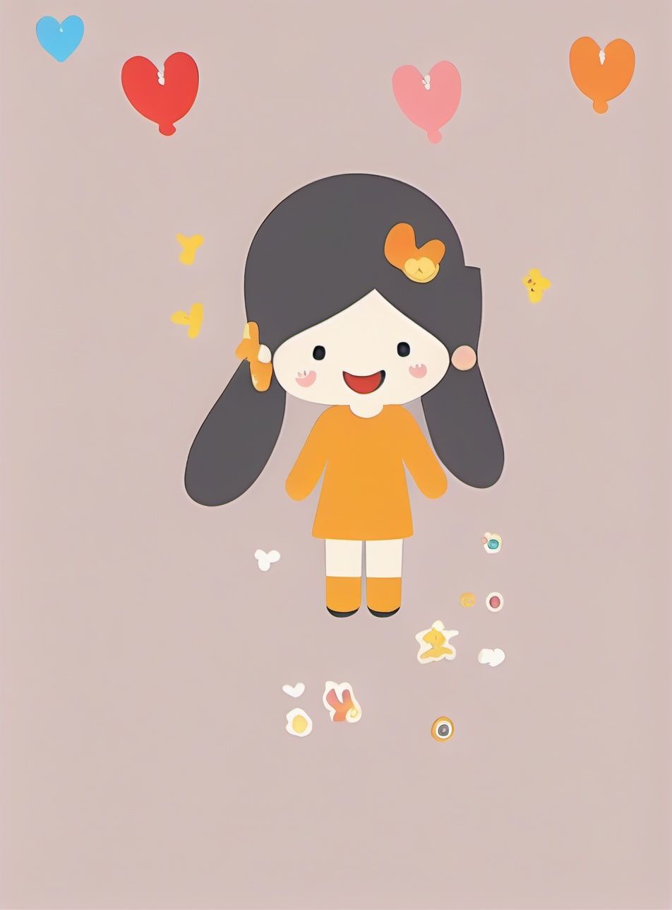 儿童彩绘画,lovely,cartoon,childprint,颜色鲜艳
