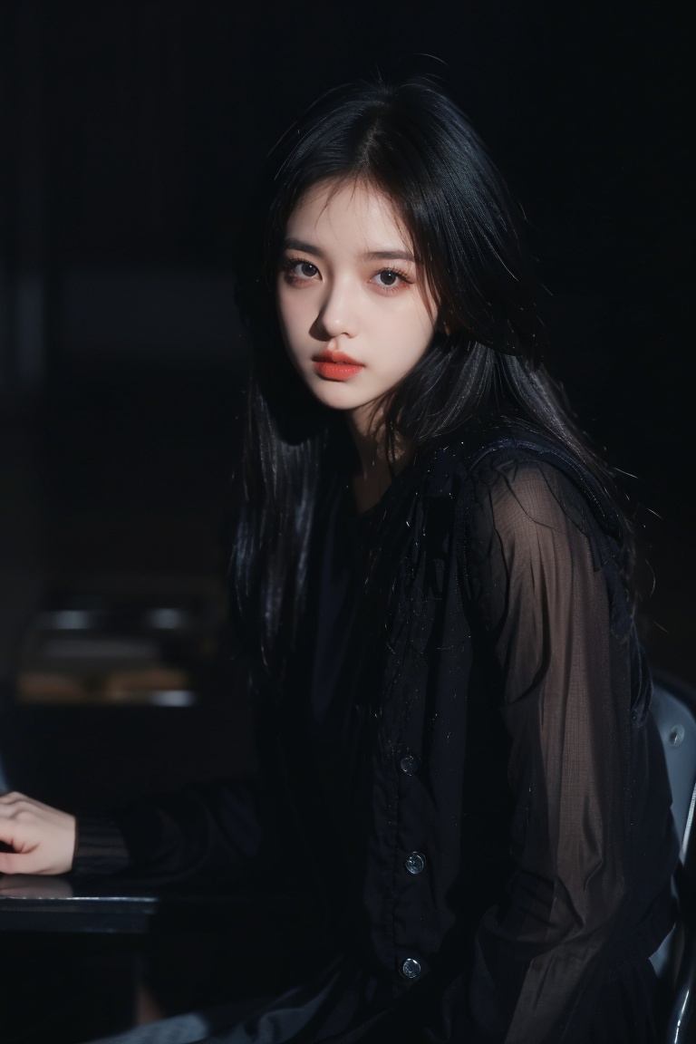 a young woman,  looking at the camera,  posing on Tensor.Art