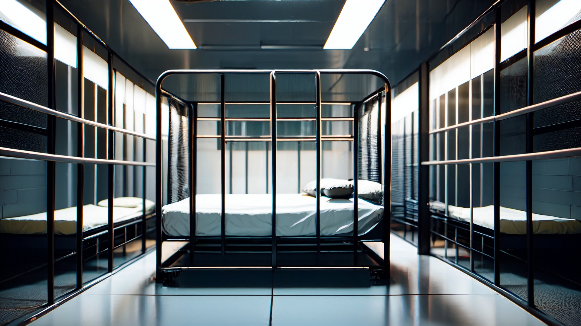 Basement,  Prison,  Cell on Tensor.Art