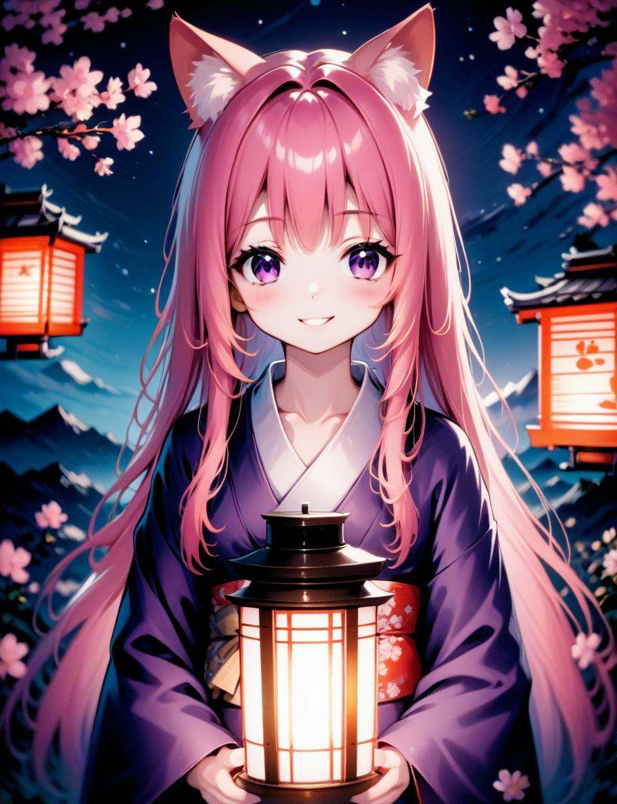 1girl,  flower,  long hair on Tensor.Art