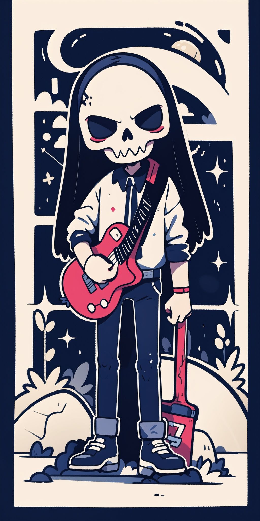 tuya,Death Metal Guy,1man,<lora:tuya_v3:0.8>