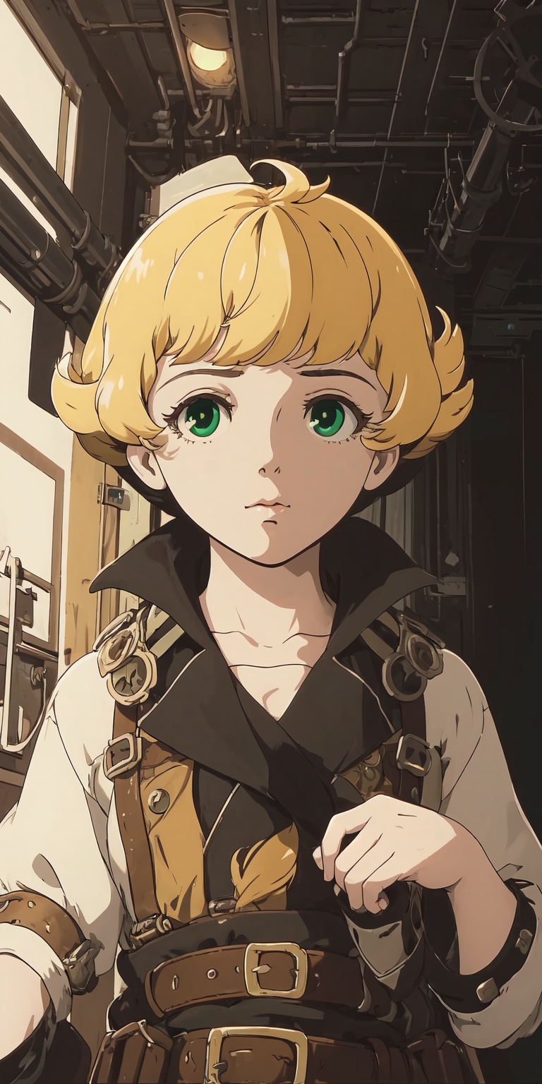 Tima,  blonde hair,  green eyes on Tensor.Art
