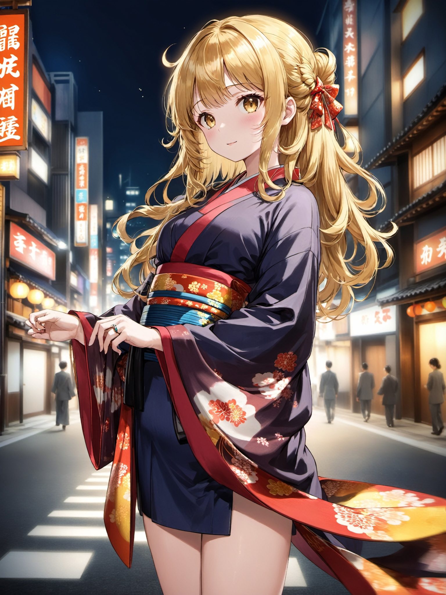 1girl,  golden hair,  very long hair on Tensor.Art