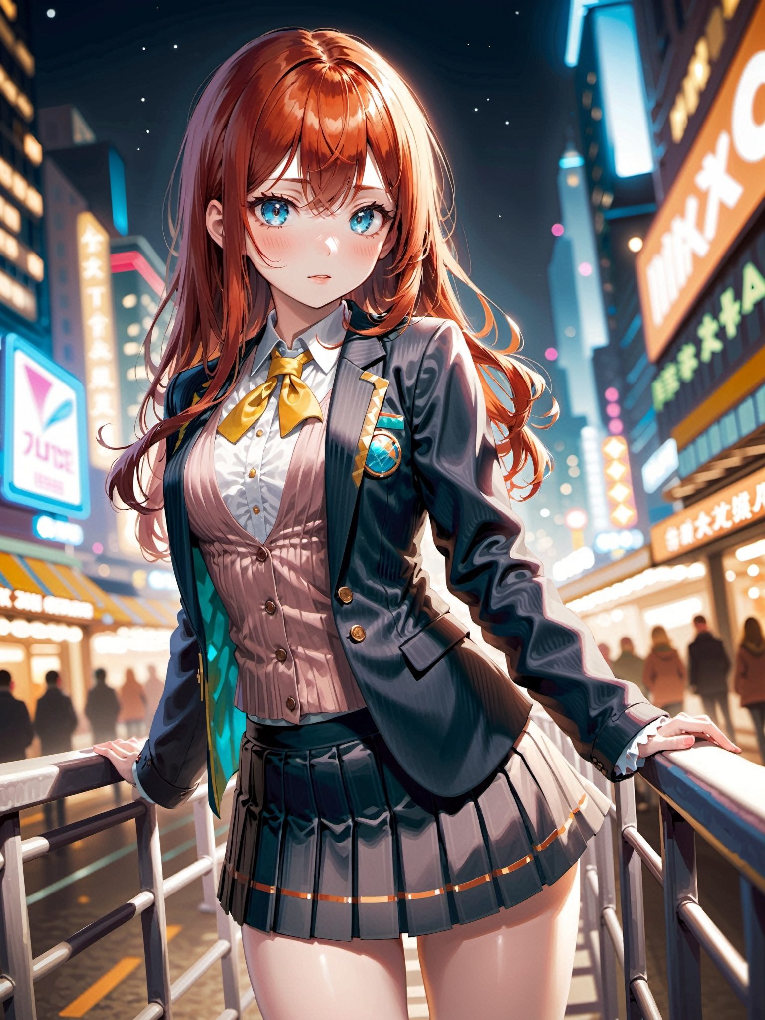 1girl,  redhead hair,  long hair on Tensor.Art