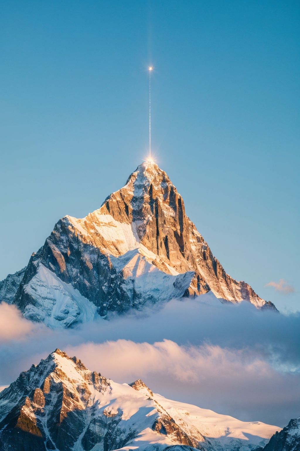  ultra beautiful detailed,unity 8k wallpaper, mountain,landscape,natural wonders,mist,winter,pine_tree,incredibly absurdres,in winter,Altocumulus,lens_flare,from_above,