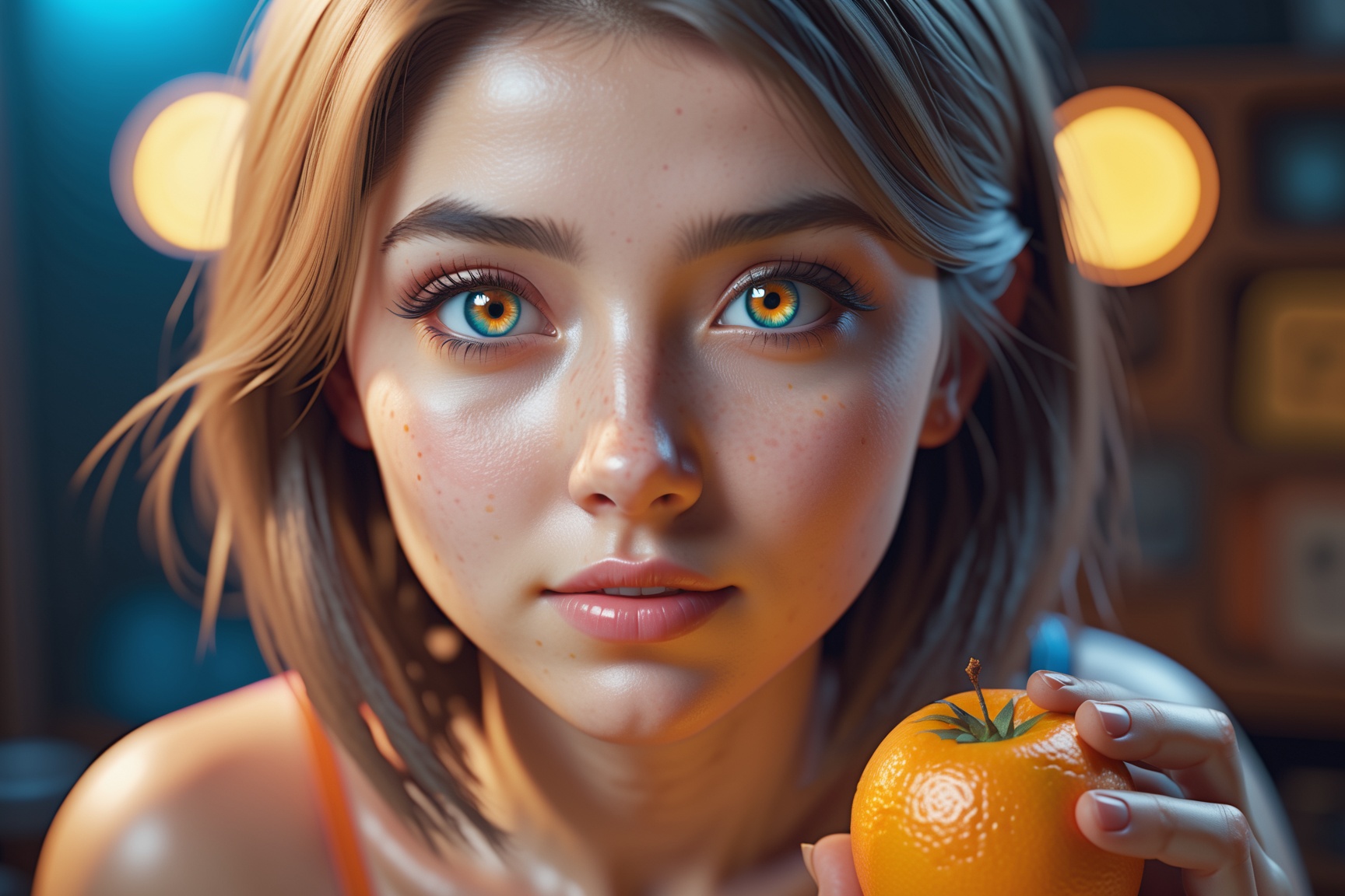 sexy girl,  adorable scene filled with vibrant colors,  35mm on Tensor.Art