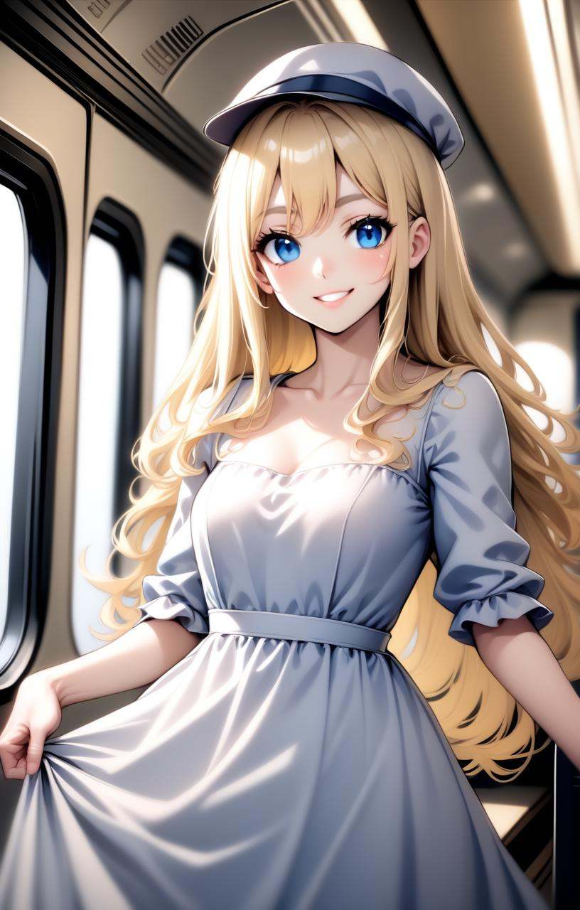 1girl,  long hair,  blue eyes on Tensor.Art