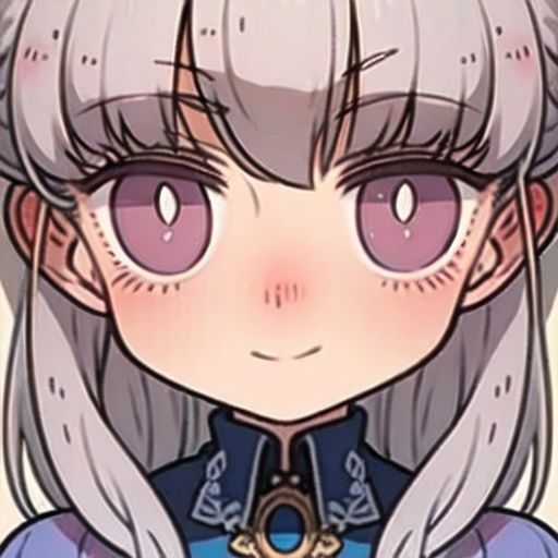 1girl,silver hair,blue dress, best quality, masterpiece,