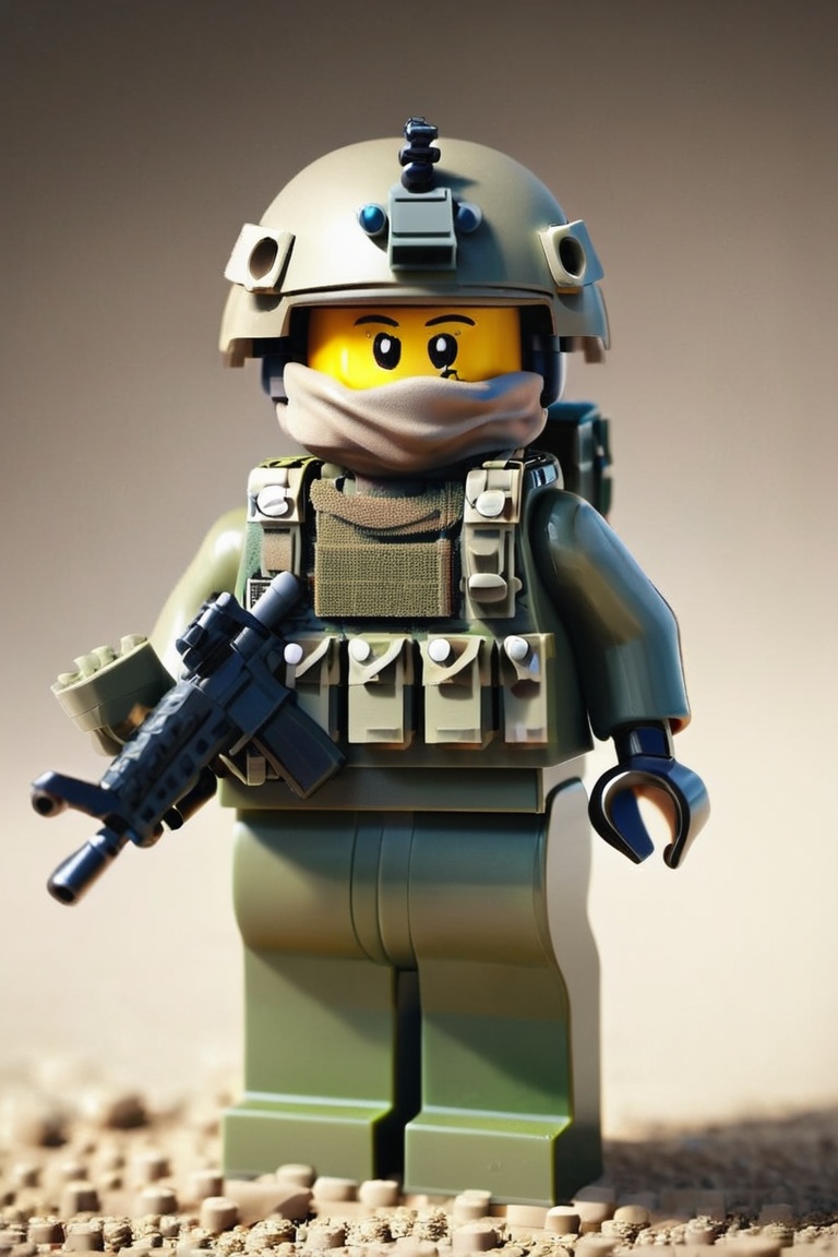 a lego soldier on Tensor.Art