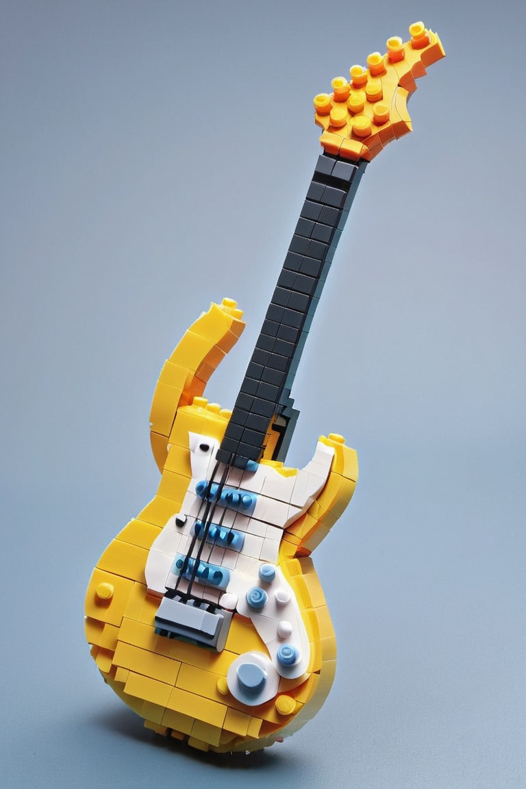 a lego guitar on Tensor.Art