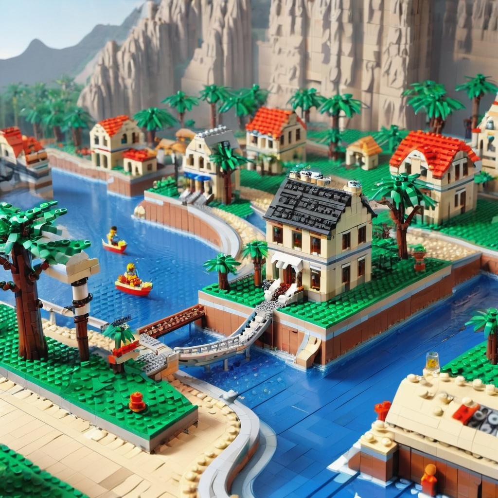 landscape,  scenary,  lego on Tensor.Art