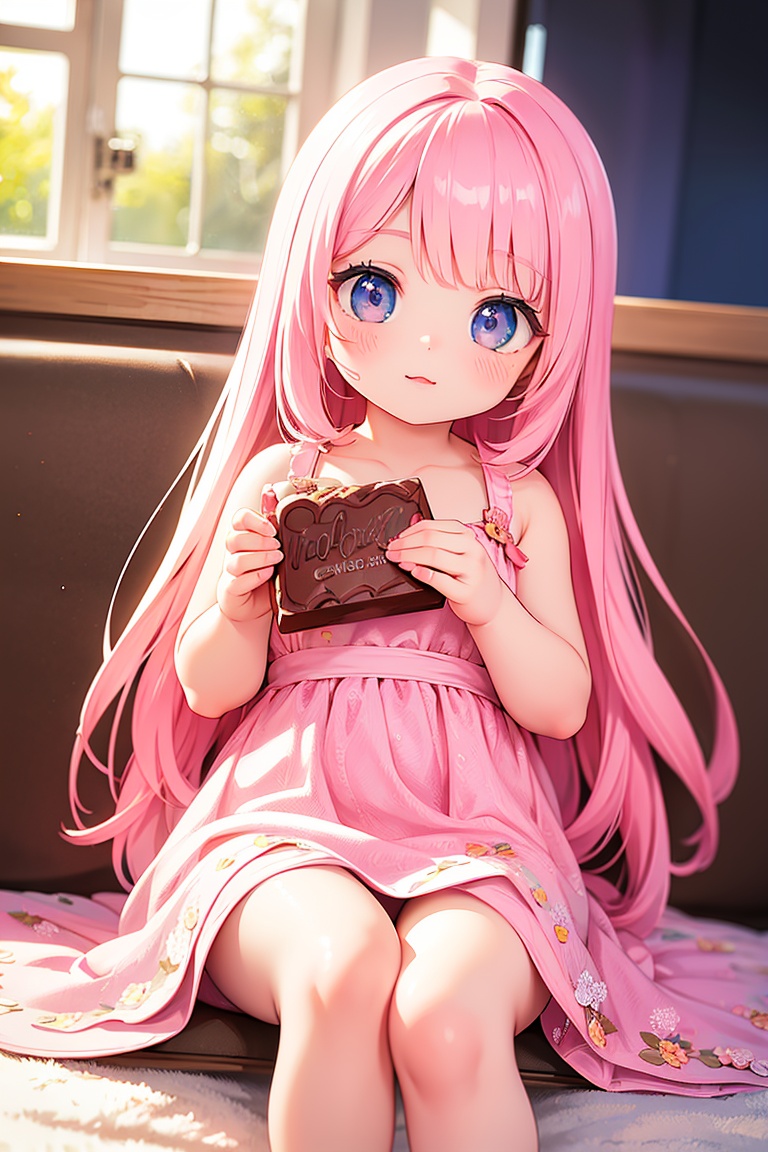 cute,  adorable,  pink hair by Ai Art Vision on Tensor.Art