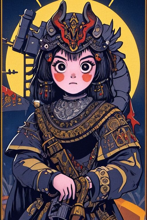 masterpiece,best quality,1girl,<lora:laohaibao-000009:0.8>,8K,HDR,  Horrifying Groovy (Donkey:1.1) Attacker, wearing tunic, has lots of intricate details, at Nighttime, Very wide view, Realistic, Sci-Fi