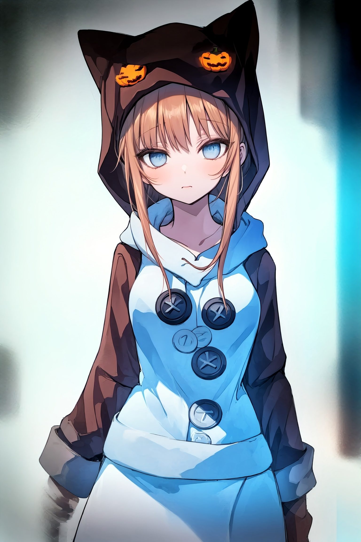 1girl,  p0tatcaho,  animal hood on Tensor.Art