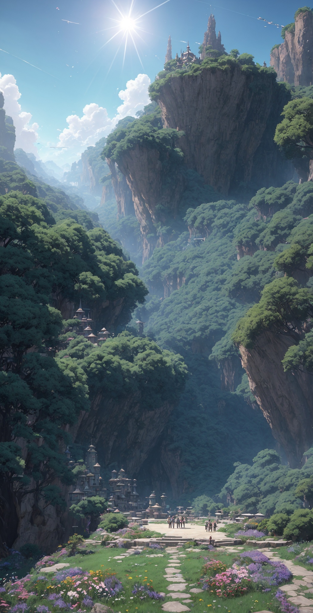 una toma clave de animación saludable de un gigante de la banda actuando en el escenario,  plano medio,  estudio ghibli on...