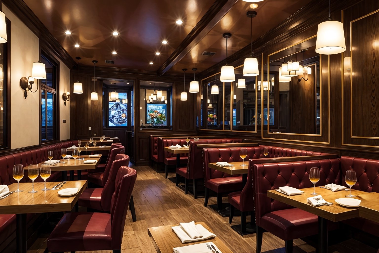 (masterpiece),  restaurant,  no_human on Tensor.Art