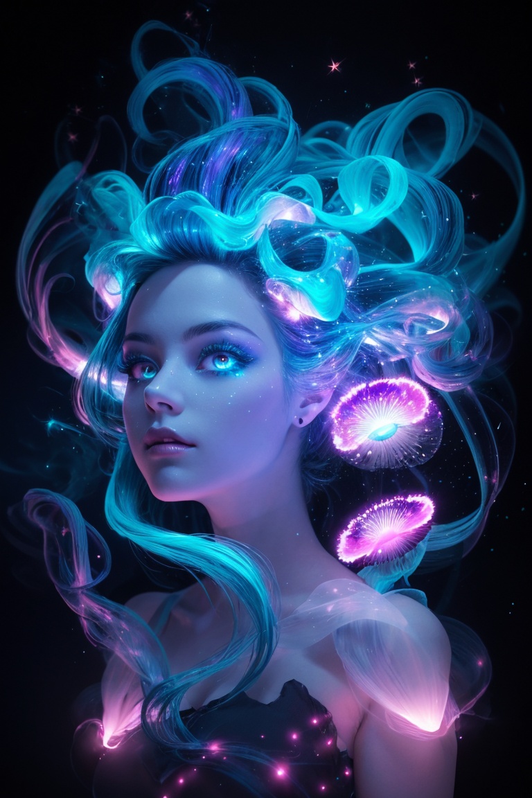holographic,  smokey,  Phantasmal iridescent on Tensor.Art