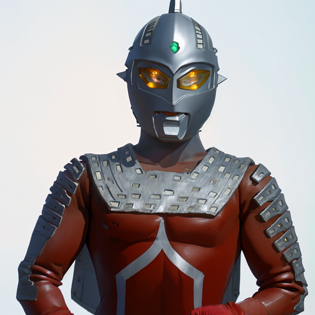  (masterpiece:1.3), (the best quality:1.2), (super fine illustrations:1.2), (Masterpiece), high quality, high detail, ((white background:1.2)), looking at viewer, (SOLO:1.4), outline, , simple background, breastplate, pauldrons, shoulder armor, armor,helmet,red footwear,red tight-fitting,silver pattern on body,bodysuit,gem,plugsuit,mask,cover,logo,boots,gloves,red legwear,red gloves,red bodysuit,leather suit,ultraman,latex
