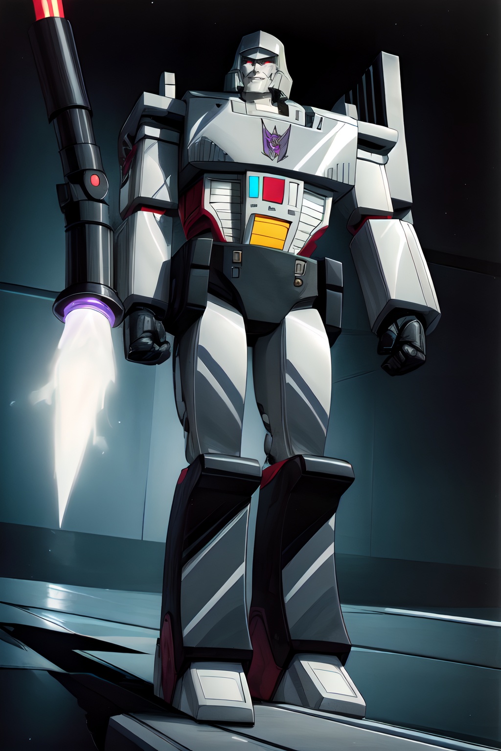 Megatron G1,  smiling,  full body by Pedro Potter on Tensor.Art
