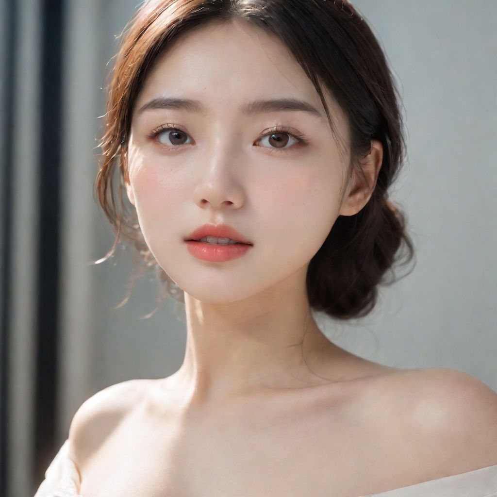 Best quality, Masterpiece, Ultra High resolution, (fidelity :1.4), Ray tracing, Movie Light,A girl, super real and delicate skin, milky skin, super fine skin, beautiful and delicate face,