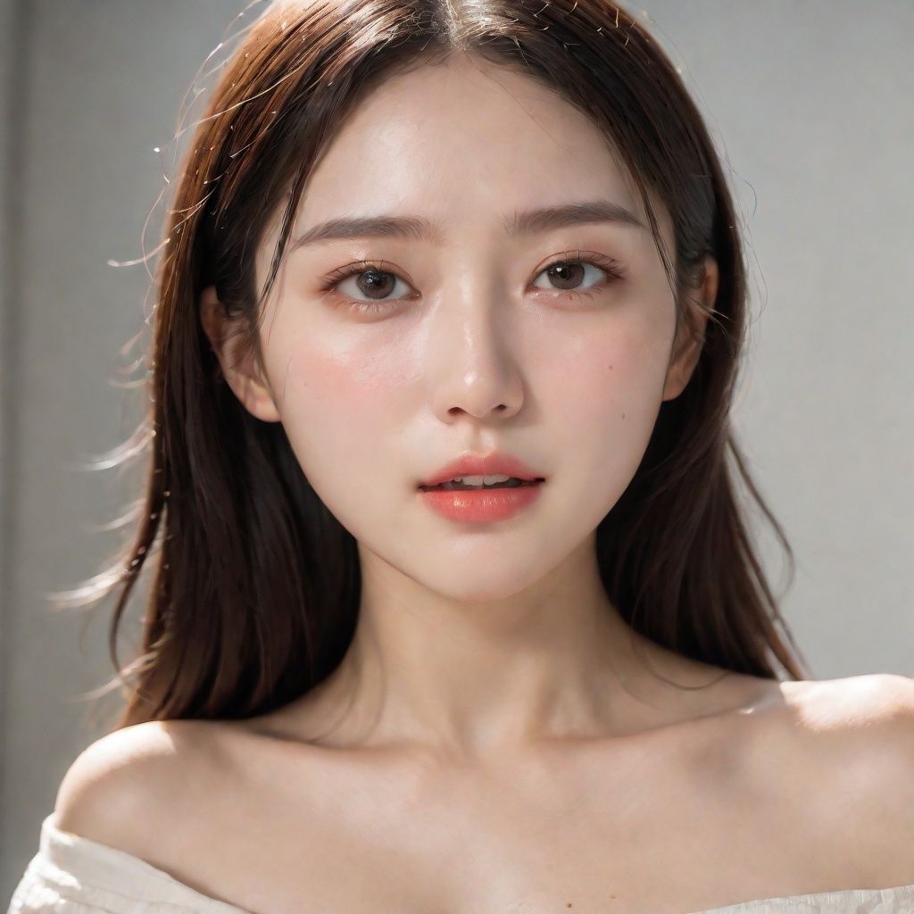 Best quality, masterpiece, ultra high resolution, (fidelity: 1.4), ray tracing, movie lighting,A girl with ultra realistic and delicate skin, creamy white skin, ultra-fine skin, beautiful and delicate face, crying loudly