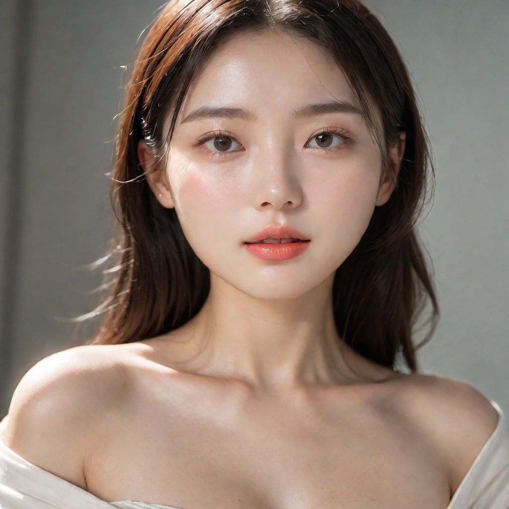 Best quality, Masterpiece, Ultra High resolution, (fidelity :1.4), Ray tracing, Movie Light,A girl, super real and delicate skin, milky skin, super fine skin, beautiful and delicate face,