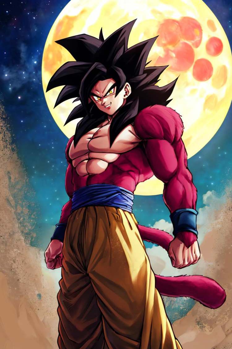 Super Saiyan 4 Goku (Dragon Ball) by Citron Legacy on Tensor.Art