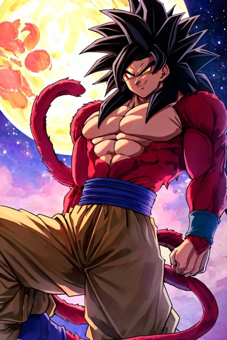 Super Saiyan 4 Goku (Dragon Ball) by Citron Legacy on Tensor.Art