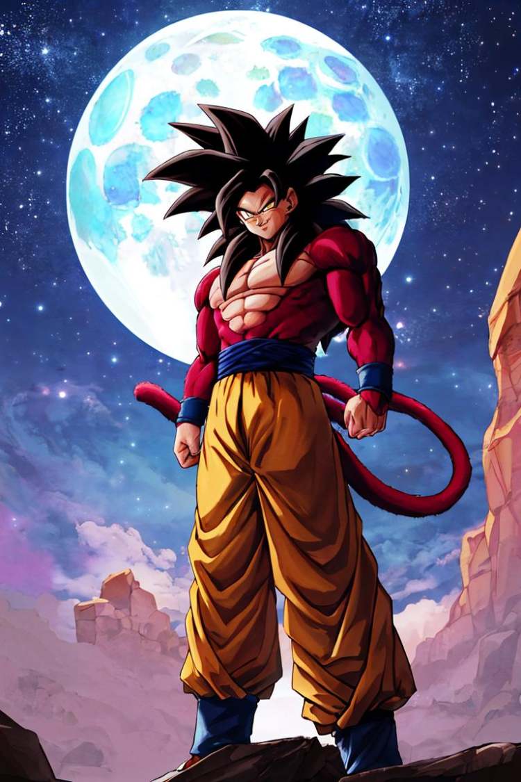 Super Saiyan 4 Goku (Dragon Ball) by Citron Legacy on Tensor.Art