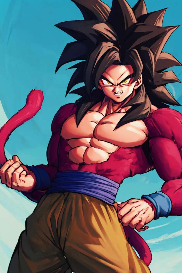 Super Saiyan 4 Goku (Dragon Ball) by Citron Legacy on Tensor.Art