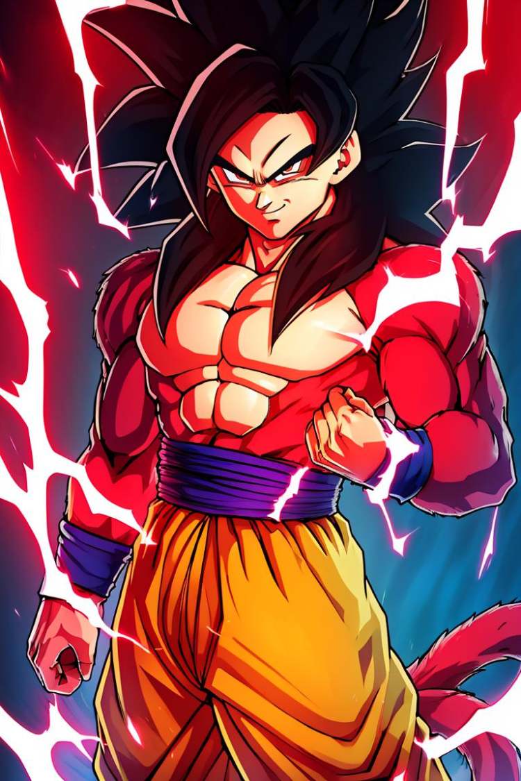 Super Saiyan 4 Goku (Dragon Ball) by Citron Legacy on Tensor.Art
