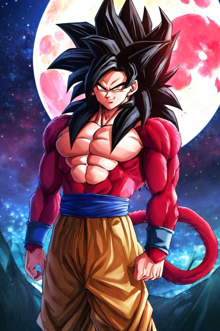 Super Saiyan 4 Goku (Dragon Ball) by Citron Legacy on Tensor.Art