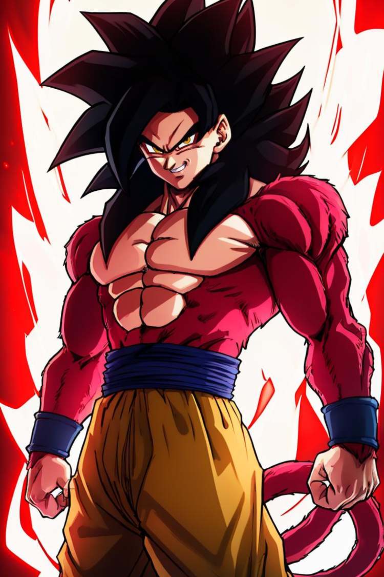 Super Saiyan 4 Goku (Dragon Ball) by Citron Legacy on Tensor.Art