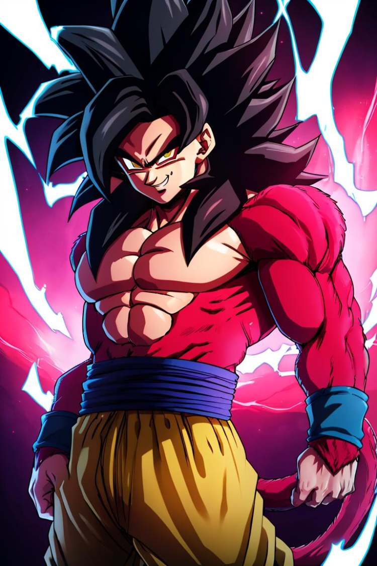 Super Saiyan 4 Goku (Dragon Ball) by Citron Legacy on Tensor.Art
