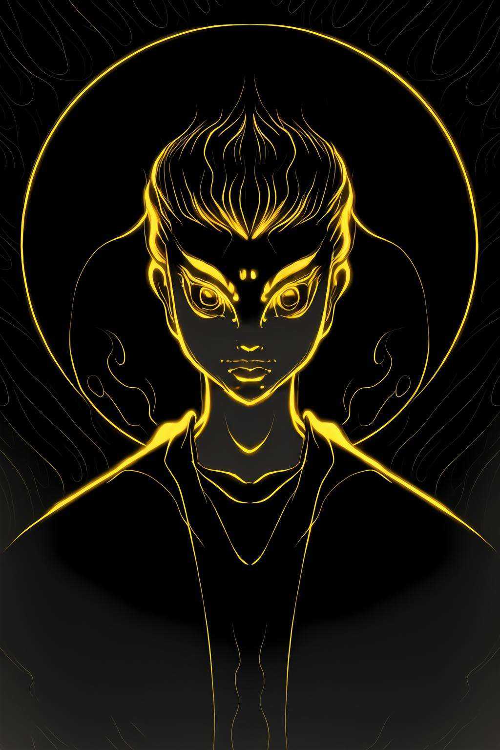 a man,halo,<lora:eastern_mythology_v1_512_preview:0.8>,