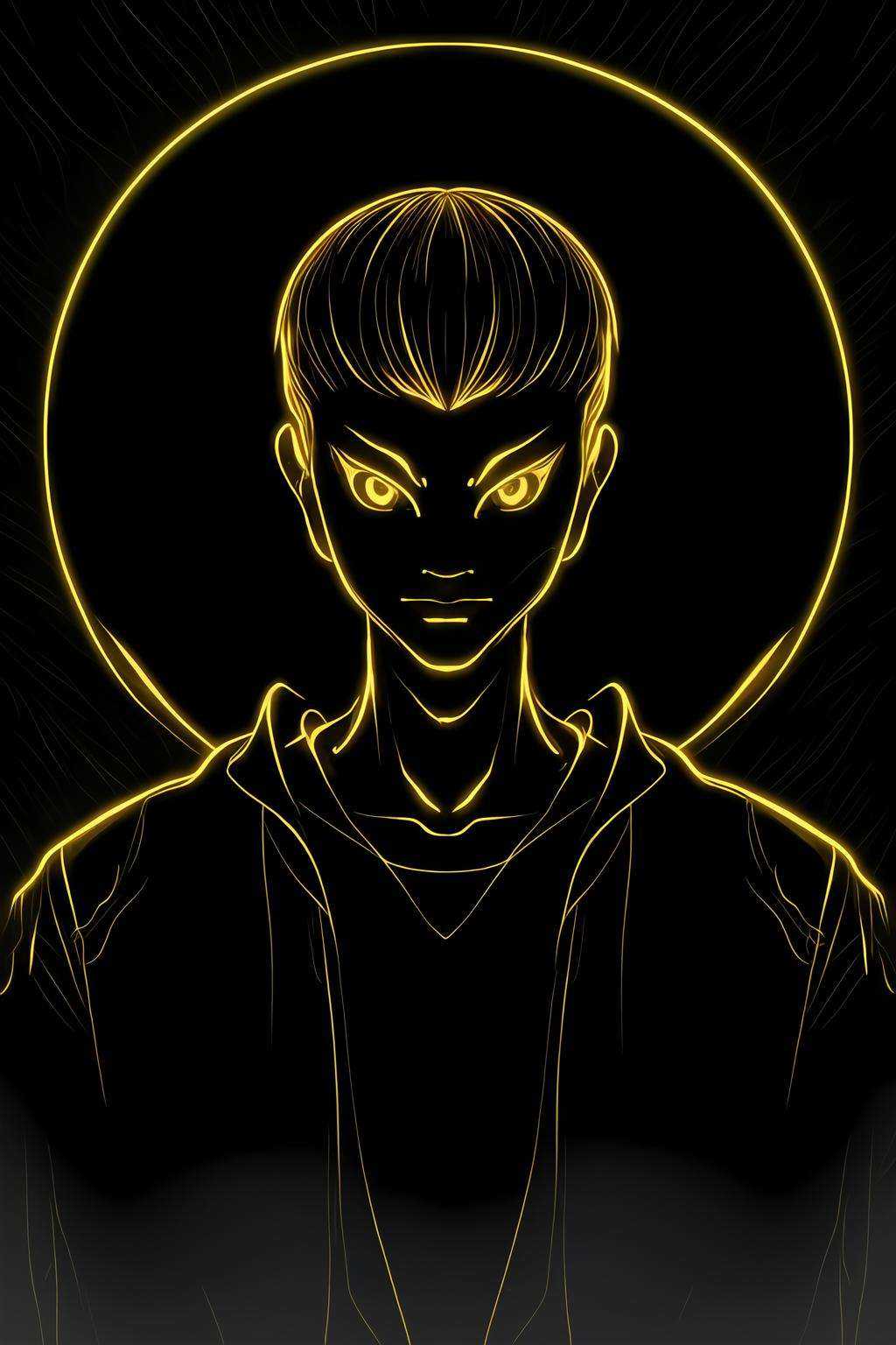 a man,halo,<lora:eastern_mythology_v1_512_preview:0.6>,
