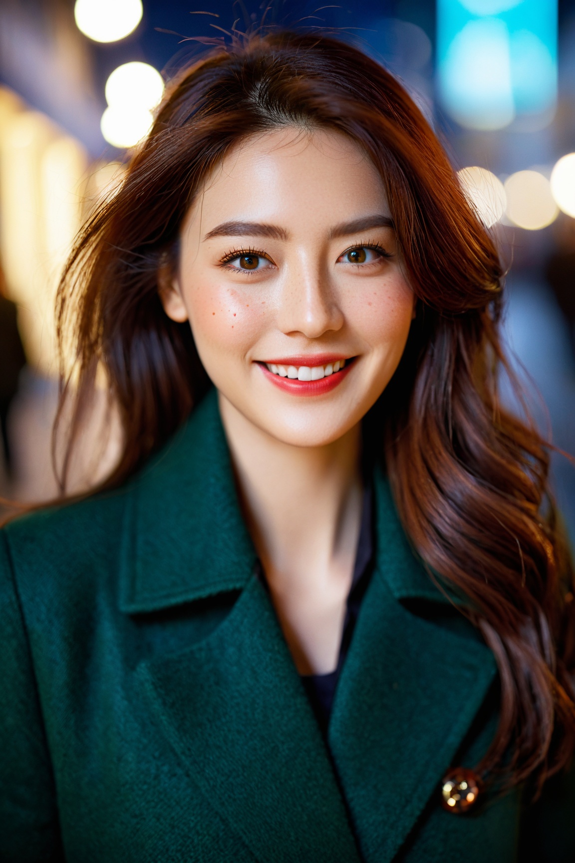 Capture a striking photograph featuring a (Lush Girlfriend) who is also a (Tax collector),  showcasing her warmth with a (...