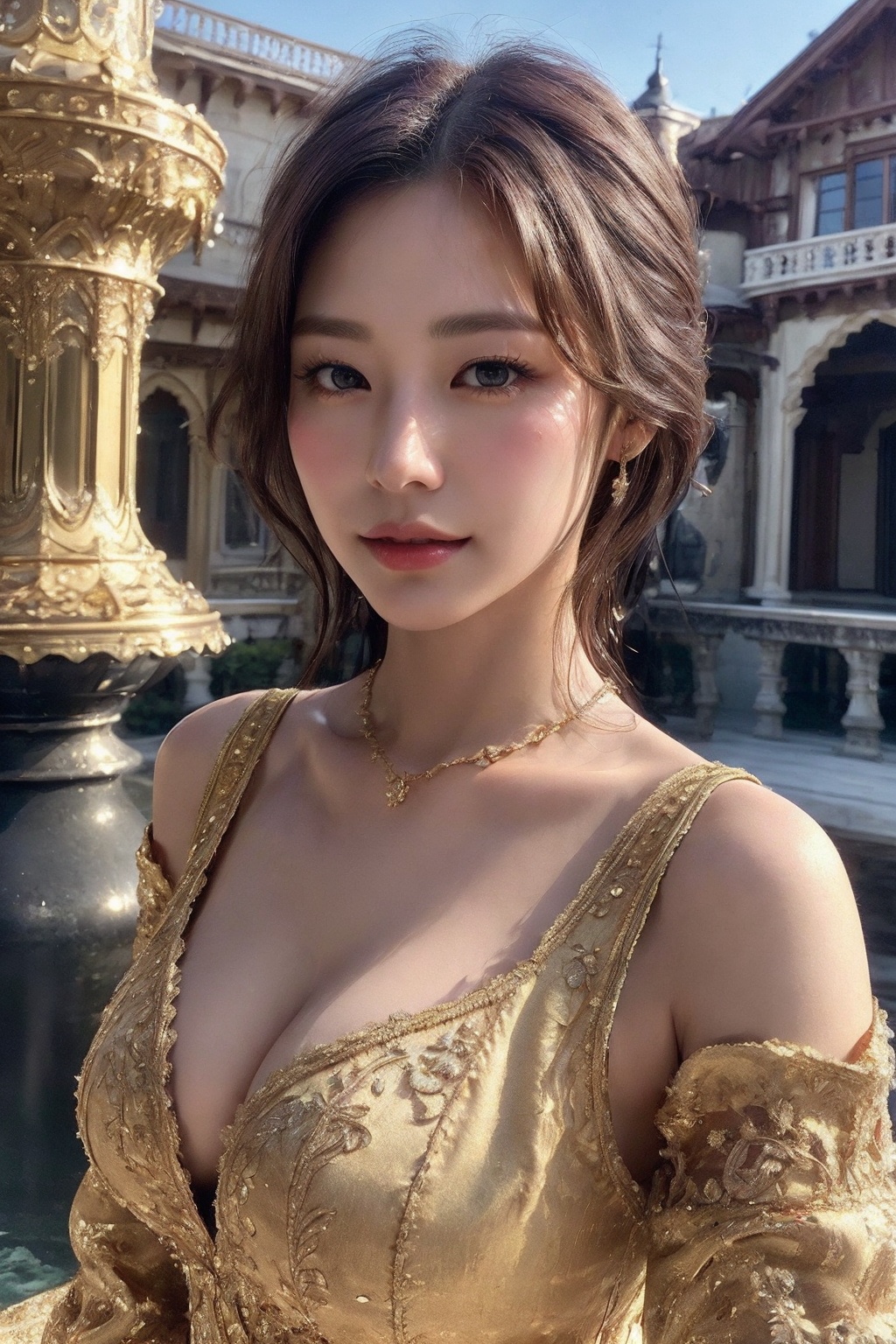 Photo of Pretty Japanese woman,  1girl,  (shoulder length dark brown hair) on Tensor.Art