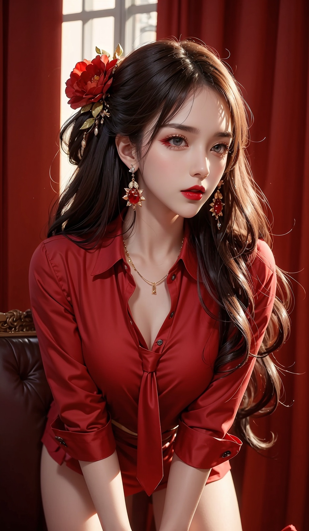 1girl,  gem,  lips on Tensor.Art