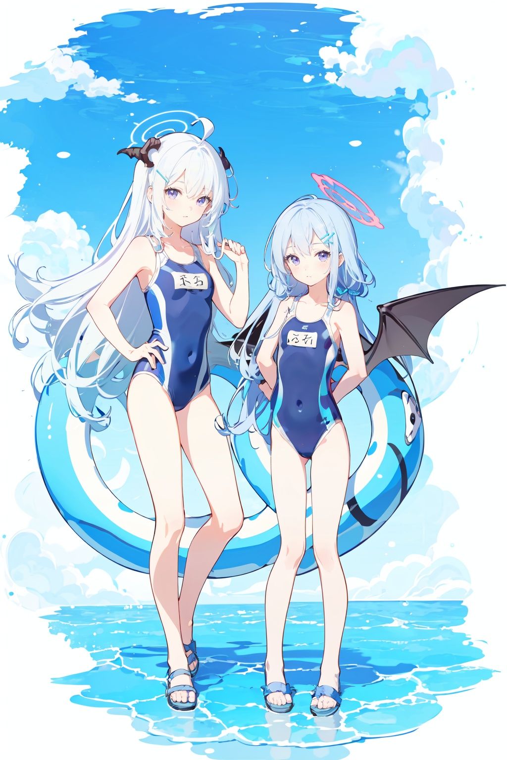 -hina (blue archive),  hina (swimsuit) (blue archive),  swimsuit on Tensor.Art